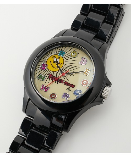 RODEO CROWNS WIDE BOWL（ロデオクラウンズワイドボウル）の「Ryu Ambe watch（アナログ腕時計・レディース・ブラウン系その他/ブラック・FREE）」の4枚目の写真
