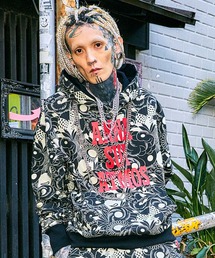 ANNA SUI（アナスイ）の「ANNA SUI x ATMOS 総柄 ロゴフーディー【SP】（パーカー・メンズ）」