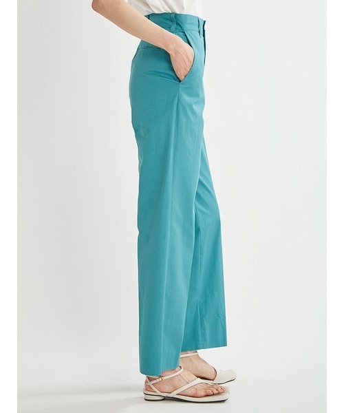 Mila Owen（ミラオーウェン）の「センタープレスハイウエストストレートチノパンツ（チノパンツ・レディース・ターコイズブルー/ネイビー/ベージュ・0/1/00）」の12枚目の写真