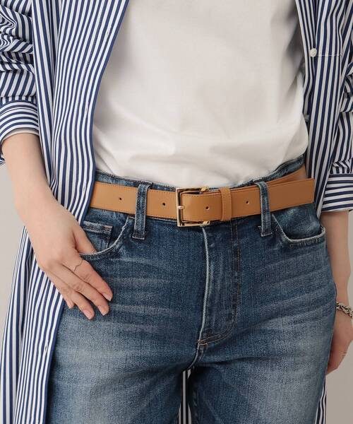 UNTITLED（アンタイトル）の「◆スクエアベルト（ベルト・レディース・ブラック/キャメル・00）」の7枚目の写真