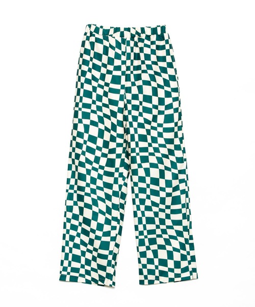AS KNOW AS PINKY（アズノゥアズピンキー）の「ゆらり流れチェッカーパンツ（その他パンツ・レディース・ブラック系/グリーン系・FREE）」の19枚目の写真