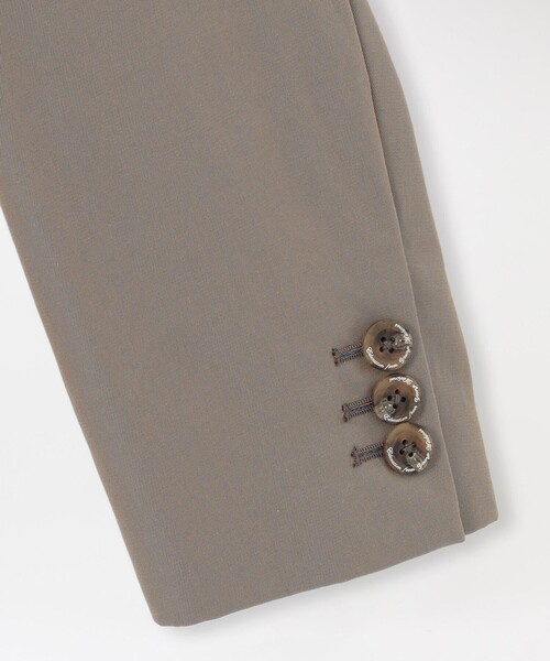 Education from Youngmachines（エデュケーションフロムヤングマシーン）の「【Education from Youngmachines】シャンブレー フレイ ジャケット（テーラードジャケット・メンズ・ベージュ系その他2・M/L）」の4枚目の写真