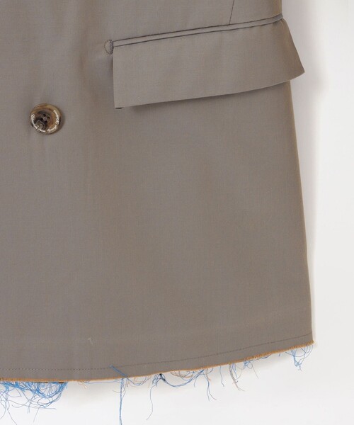 Education from Youngmachines（エデュケーションフロムヤングマシーン）の「【Education from Youngmachines】シャンブレー フレイ ジャケット（テーラードジャケット・メンズ・ベージュ系その他2・M/L）」の5枚目の写真