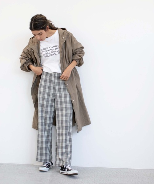 fifth(フィフス)の「チェックハイウエストパンツ(その他パンツ・レディース・ライトブルー/ブラック・M)」の10枚目の写真