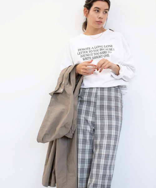 fifth(フィフス)の「チェックハイウエストパンツ(その他パンツ・レディース・ライトブルー/ブラック・M)」の13枚目の写真