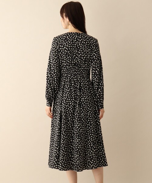 OPAQUE.CLIP（オペークドットクリップ）の「◆ニュアンスパターンワンピース（ワンピース・レディース・ホワイト系3/ブラック系・38）」の12枚目の写真