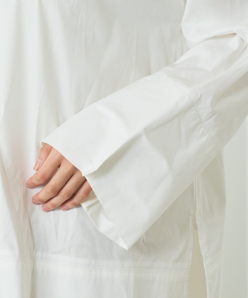 Lui's（ルイス）の「スリーブスリットボタンデザインシャツ（シャツ/ブラウス・レディース・ホワイト・FREE）」の22枚目の写真