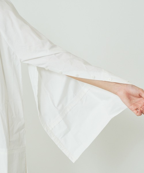 Lui's（ルイス）の「スリーブスリットボタンデザインシャツ（シャツ/ブラウス・レディース・ホワイト・FREE）」の18枚目の写真