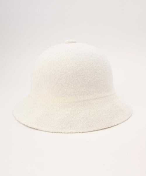 KANGOL（カンゴール）の「○KANGOL / BERMUDA（ハット・メンズ・ホワイト/ブラック・LARGE）」の5枚目の写真