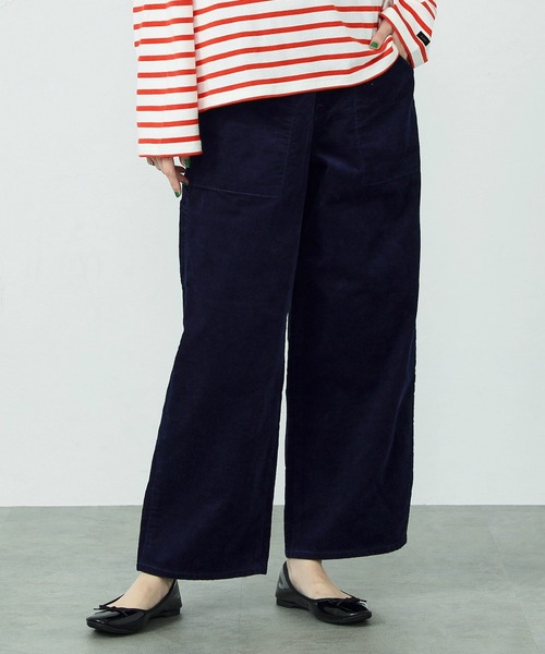 Lee（リー）の「Lee/リー　イージーペインターパンツ（スラックス・レディース・ライトブルー/アイボリー/ワンウォッシュ/ネイビー/ベージュ/グレー/ボルドー/ブルー系その他/ブラック・SMALL/MEDIUM/LARGE）」の6枚目の写真