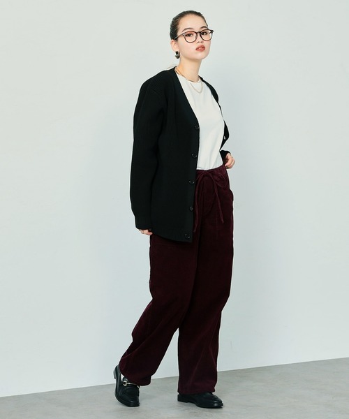 Lee（リー）の「Lee/リー　イージーペインターパンツ（スラックス・レディース・ライトブルー/アイボリー/ワンウォッシュ/ネイビー/ベージュ/グレー/ボルドー/ブルー系その他/ブラック・SMALL/MEDIUM/LARGE）」の9枚目の写真