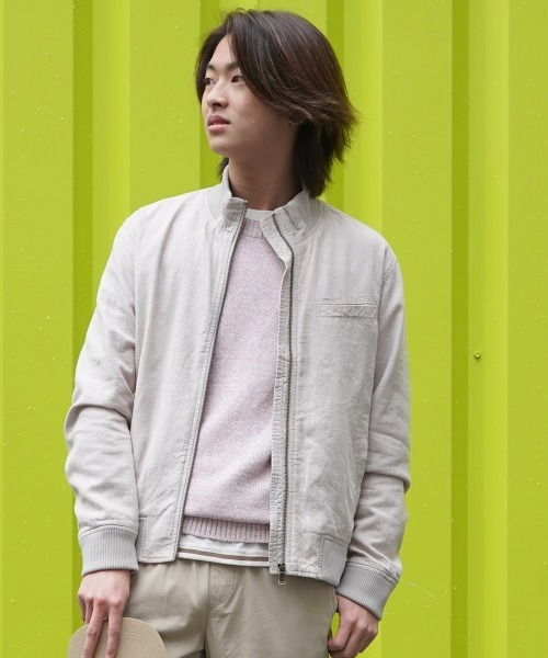 BANANA REPUBLIC ジップ ジャケット　ブルゾン BANANA REPUBLIC｜バナナ・リパブリック（メンズ）のブルゾン