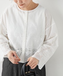 PUAL CE CIN（ピュアルセシン）の「スカラップレース2WAYブラウス（シャツ/ブラウス）」
