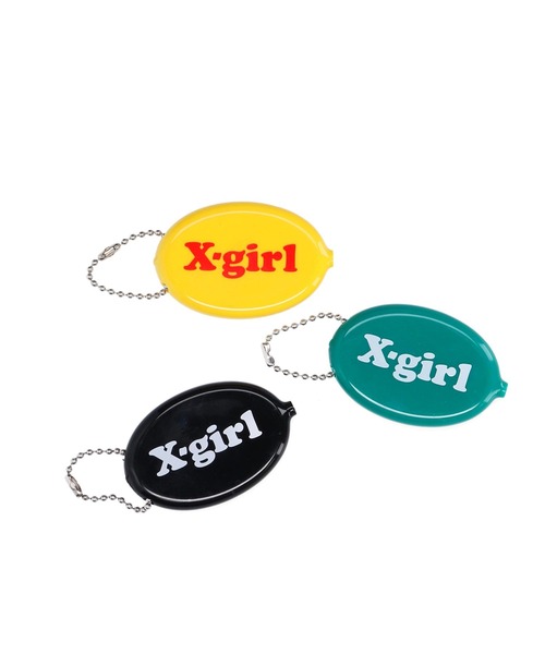 X-girl（エックスガール）の「LOGO COIN CASE（コインケース・レディース・ブラック/イエロー/グリーン・ONE SIZE）」の9枚目の写真