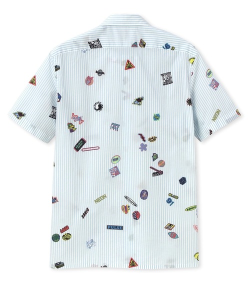 ポールスミス Paul Smith 半袖 シャツ 【M】 ボタンダウン 自転車柄 ポールスミス Paul Smith 半袖 シャツ 【M】 ボタンダウン