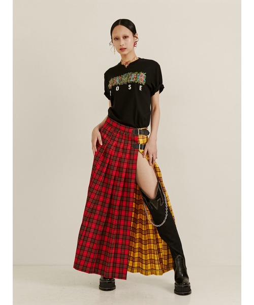 PAMEO POSE(パメオポーズ)の「Plant POSE T-shirts(Tシャツ/カットソー・レディース・ホワイト/ブラック/ベージュ・SMALL/LARGE)」の10枚目の写真