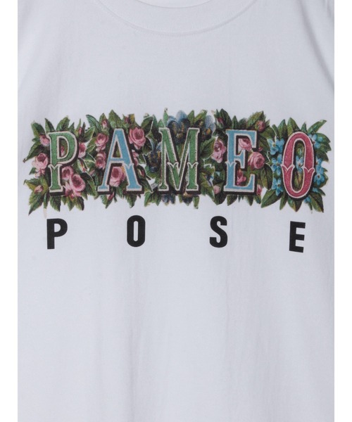 PAMEO POSE(パメオポーズ)の「Plant POSE T-shirts(Tシャツ/カットソー・レディース・ホワイト/ブラック/ベージュ・SMALL/LARGE)」の7枚目の写真