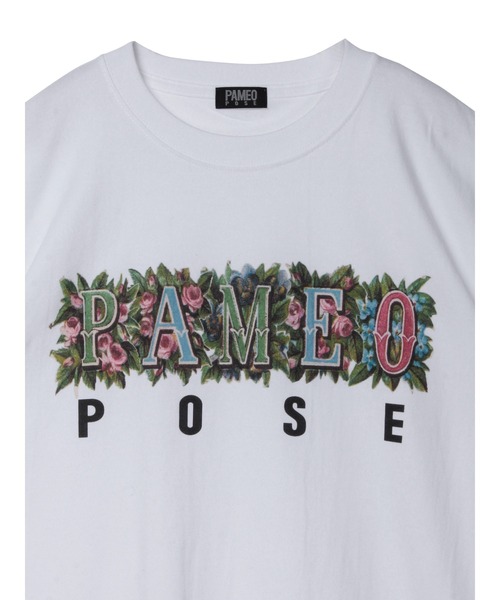 PAMEO POSE(パメオポーズ)の「Plant POSE T-shirts(Tシャツ/カットソー・レディース・ホワイト/ブラック/ベージュ・SMALL/LARGE)」の13枚目の写真