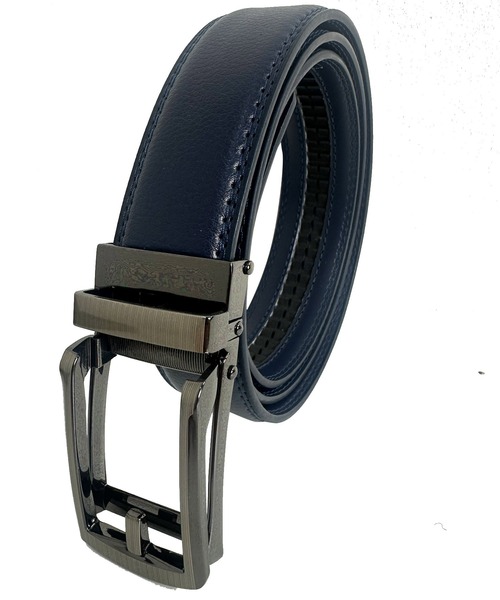 牛革ベルト 穴なし レザーベルト 本革 無段階 フリーサイズ 天然皮革