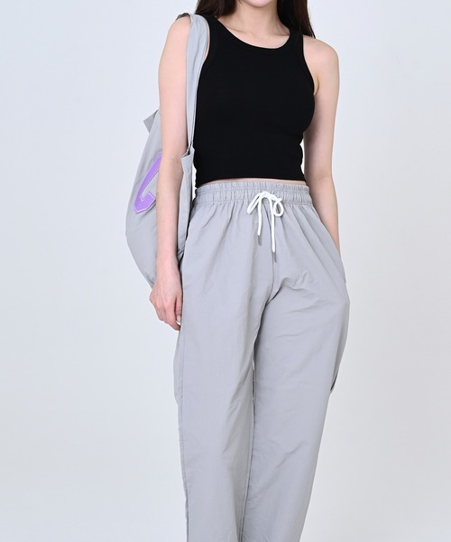 me+em select（ミームセレクト）の「細リブアメスリタンクトップ（タンクトップ・レディース・グレー/ピンク/アイボリー/ブラック/チャコールグレー・FREE）」の15枚目の写真