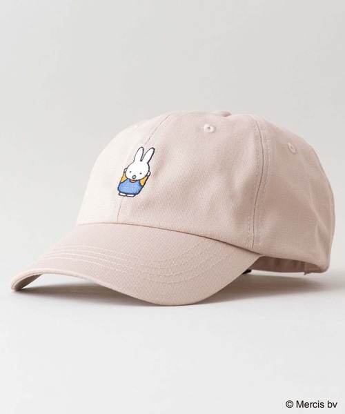 Miffy( ミッフィー)の「【OUTDOOR PRODUCTS/アウトドアプロダクツ】【MIFFY/ミッフィー】ワンポイント刺繍キャップ(キャップ・メンズ・ブラック/スミクロ/ライトグレー/ベージュ・58cm)」の4枚目の写真