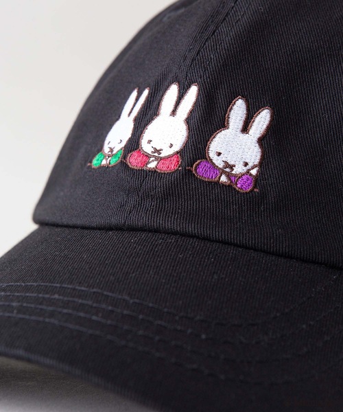 Miffy( ミッフィー)の「【OUTDOOR PRODUCTS/アウトドアプロダクツ】【MIFFY/ミッフィー】ワンポイント刺繍キャップ(キャップ・メンズ・ブラック/スミクロ/ライトグレー/ベージュ・58cm)」の9枚目の写真