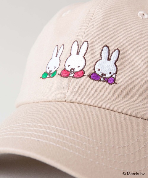 Miffy( ミッフィー)の「【OUTDOOR PRODUCTS/アウトドアプロダクツ】【MIFFY/ミッフィー】ワンポイント刺繍キャップ(キャップ・メンズ・ブラック/スミクロ/ライトグレー/ベージュ・58cm)」の12枚目の写真