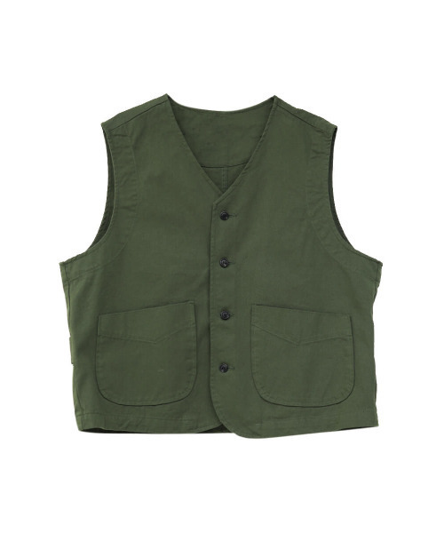 ISOOK（アイスー）の「Military gillet / ミリタリージレ（mako select）（その他アウター・レディース・カーキ・FREE）」の9枚目の写真