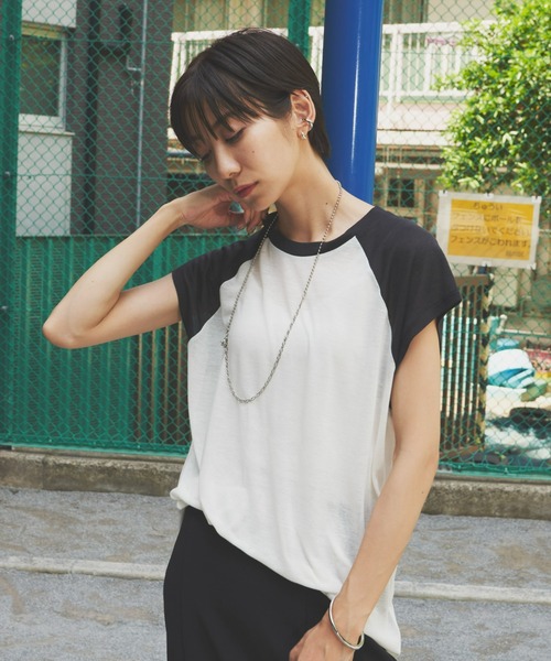 Auntie Rosa Holiday（アンティローザホリデー）の「シアーラグランTEE（Tシャツ/カットソー・レディース・ブラック/レッド/グリーン・FREE）」の8枚目の写真