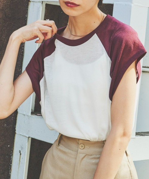 Auntie Rosa Holiday（アンティローザホリデー）の「シアーラグランTEE（Tシャツ/カットソー・レディース・ブラック/レッド/グリーン・FREE）」の22枚目の写真