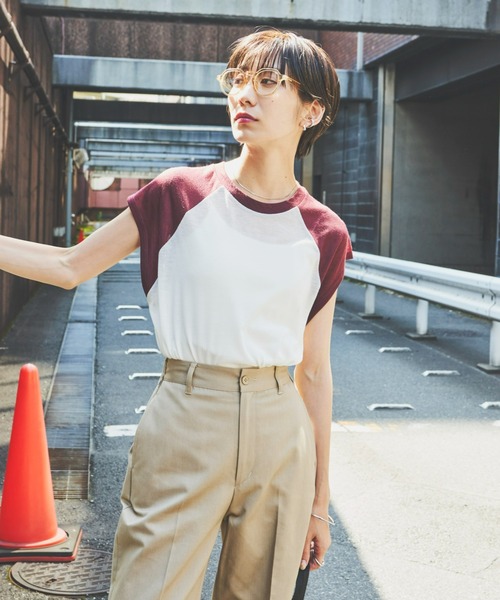 Auntie Rosa Holiday（アンティローザホリデー）の「シアーラグランTEE（Tシャツ/カットソー・レディース・ブラック/レッド/グリーン・FREE）」の18枚目の写真