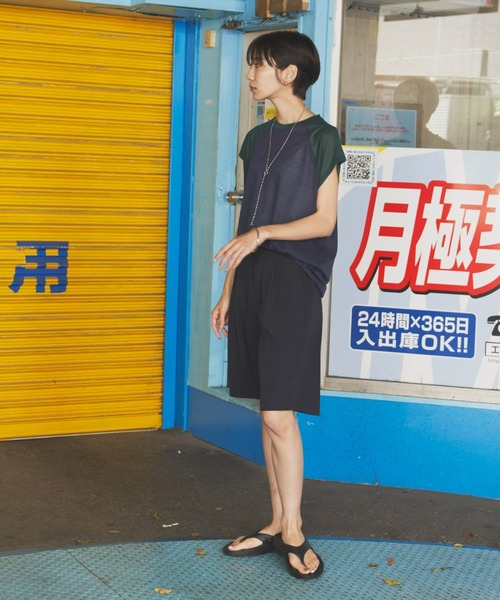 Auntie Rosa Holiday（アンティローザホリデー）の「シアーラグランTEE（Tシャツ/カットソー・レディース・ブラック/レッド/グリーン・FREE）」の5枚目の写真