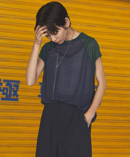 Auntie Rosa Holiday（アンティローザホリデー）の「シアーラグランTEE（Tシャツ/カットソー・レディース・ブラック/レッド/グリーン・FREE）」の17枚目の写真