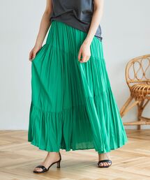 le.coeur blanc | プリーツティアードロングスカート(スカート)