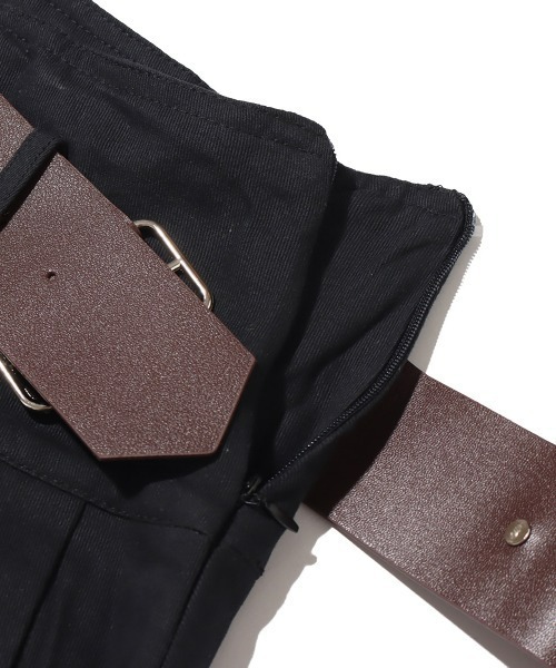 atmos pink（アトモスピンク）の「atmos pink ベルト付き プリーツミニスカート（スカート・レディース・ブラック/ブラウン・S/M）」の20枚目の写真