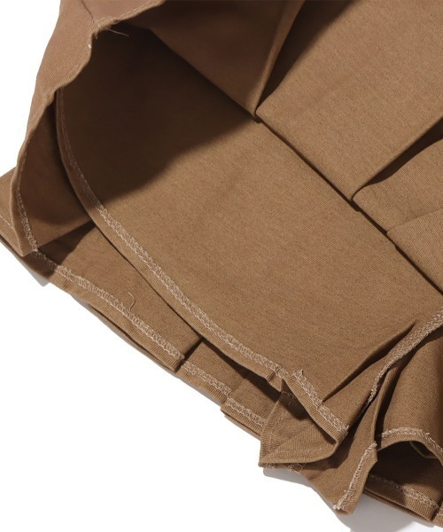 atmos pink（アトモスピンク）の「atmos pink ベルト付き プリーツミニスカート（スカート・レディース・ブラック/ブラウン・S/M）」の14枚目の写真