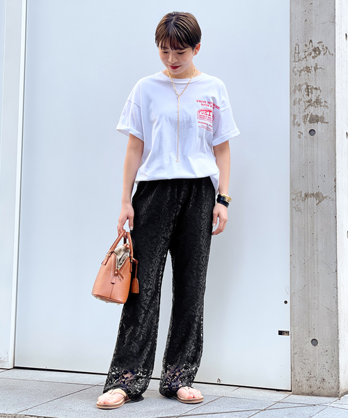 AP STUDIO（エーピーストゥディオ）の「レースパンツ（その他パンツ・レディース・ブラック/ネイビー・38/36）」の10枚目の写真