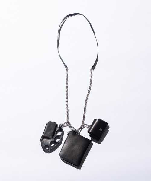 glamb(グラム)の「Three Piece Bag / スリーピースバッグ(ショルダーバッグ・メンズ・ブラック・FREE)」の2枚目の写真