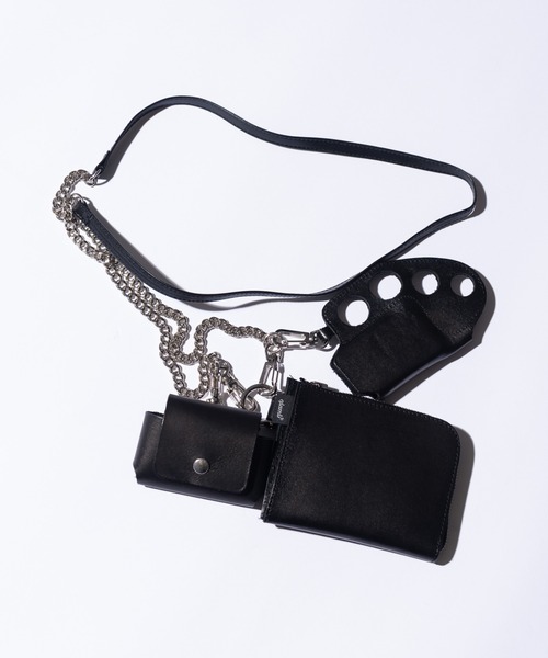 glamb(グラム)の「Three Piece Bag / スリーピースバッグ(ショルダーバッグ・メンズ・ブラック・FREE)」の4枚目の写真