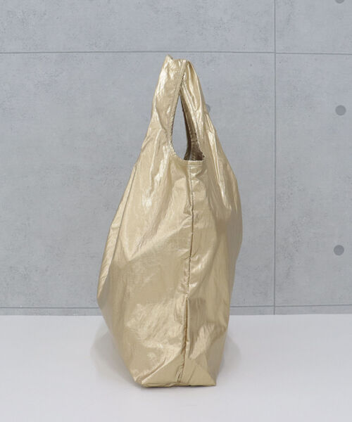 UNIVERSAL OVERALL（ユニバーサルオーバーオール）の「【UNIVERSAL OVERALL/ユニバーサルオーバーオール】ポケッタブル メタルトートバッグ（トートバッグ・レディース・ブラック/シルバー/ゴールド・FREE）」の13枚目の写真