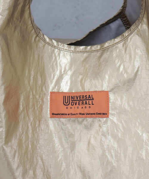 UNIVERSAL OVERALL（ユニバーサルオーバーオール）の「【UNIVERSAL OVERALL/ユニバーサルオーバーオール】ポケッタブル メタルトートバッグ（トートバッグ・レディース・ブラック/シルバー/ゴールド・FREE）」の21枚目の写真