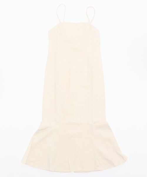 KOBE LETTUCE（コウベレタス）の「ツイルマーメイドキャミワンピース（ワンピース・レディース・ベージュ/ナチュラル/ブラック系・FREE）」の10枚目の写真