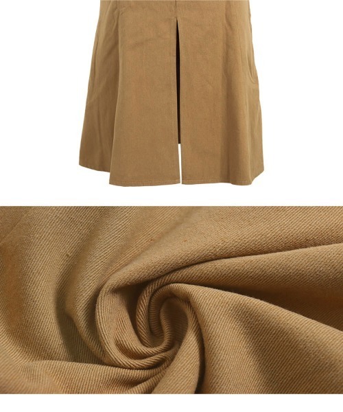 KOBE LETTUCE（コウベレタス）の「ツイルマーメイドキャミワンピース（ワンピース・レディース・ベージュ/ナチュラル/ブラック系・FREE）」の9枚目の写真