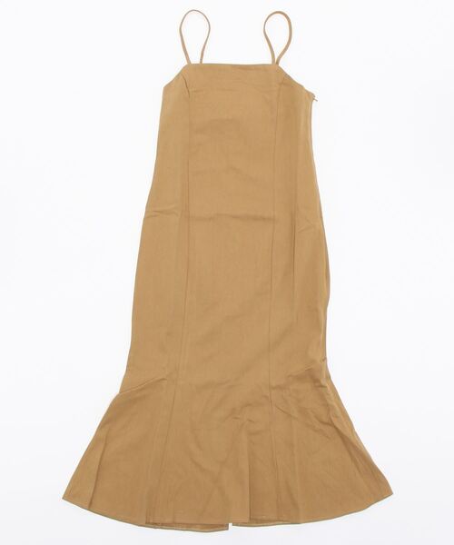 KOBE LETTUCE（コウベレタス）の「ツイルマーメイドキャミワンピース（ワンピース・レディース・ベージュ/ナチュラル/ブラック系・FREE）」の12枚目の写真