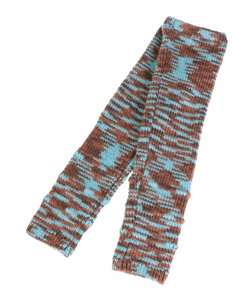 PAMEO POSE(パメオポーズ)の「※ドロップ 表示禁止 Fancy Leg Warmers(ソックス/靴下・レディース・ブラック/オレンジ/ブルー・FREE)」の2枚目の写真