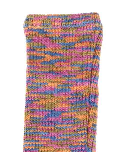 PAMEO POSE(パメオポーズ)の「※ドロップ 表示禁止 Fancy Leg Warmers(ソックス/靴下・レディース・ブラック/オレンジ/ブルー・FREE)」の13枚目の写真