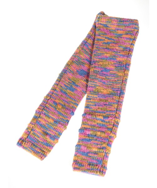 PAMEO POSE(パメオポーズ)の「※ドロップ 表示禁止 Fancy Leg Warmers(ソックス/靴下・レディース・ブラック/オレンジ/ブルー・FREE)」の9枚目の写真