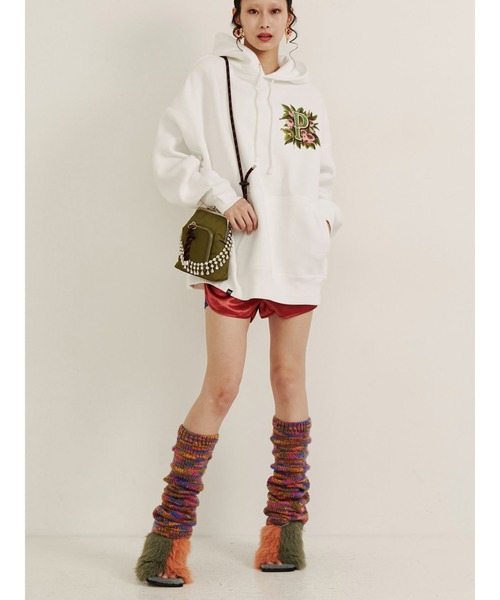 PAMEO POSE(パメオポーズ)の「※ドロップ 表示禁止 Fancy Leg Warmers(ソックス/靴下・レディース・ブラック/オレンジ/ブルー・FREE)」の14枚目の写真