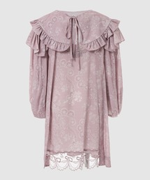 Simone Rocha | SIGNATURE SLEEVE FRILL COLLAR SLIP BACK DRESS(ドレス)