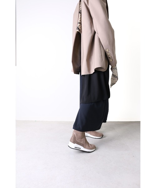 coca(ANDEX shoes product)(コカ)の「【新色追加】coca / マイクロフリース ビジューショートブーツ 421018(ブーツ・レディース・ブラウン・22.5cm/23cm/23.5cm/24cm/24.5cm)」の5枚目の写真